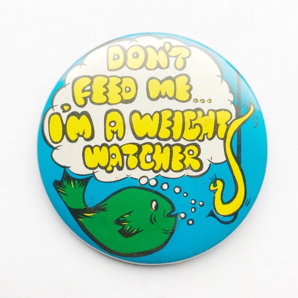 Vintage Accessories - '73 Fishing Humor Pin